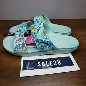 Vera Bradley x Disney Crocs Little Mermaid Classic Slip-On Sandals Women’s 8 NWT